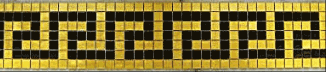 Gold mosaic Border