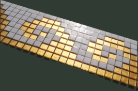 gold mosaic borders