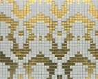 real gold mosaic - composition